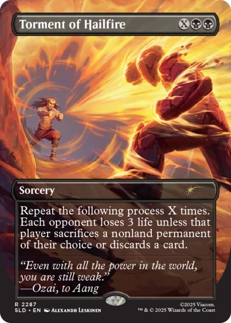 Magic the Gathering Secret Lair x Avatar: The Last Airbender